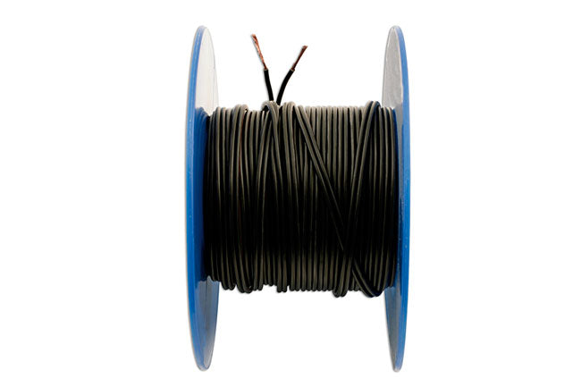 Black / Red Twin Core Speaker Cable 24/0.20 6A 100m