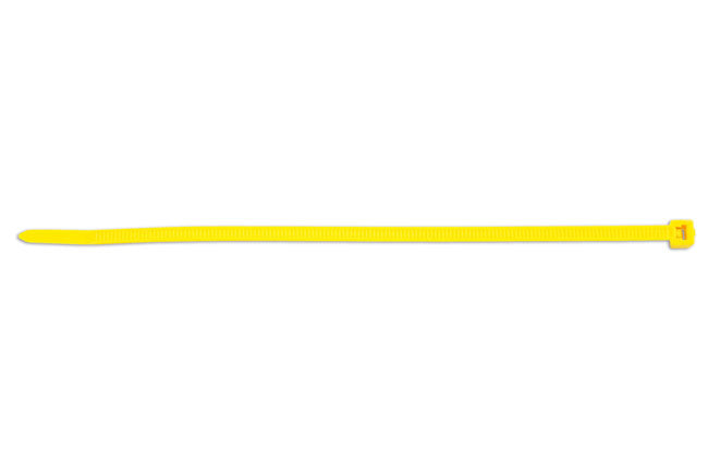 Yellow Cable Tie 200mm x 4.8mm 100pc
