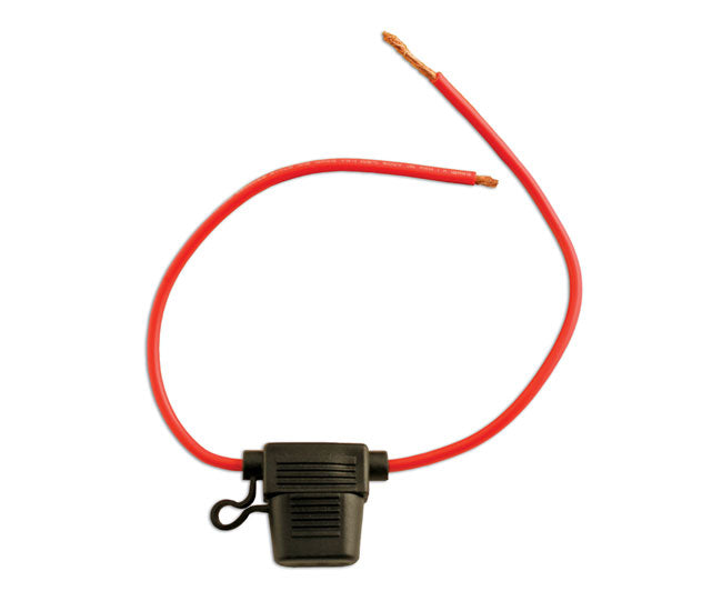 Splashproof Blade Fuse Holder - Red 30A 10pc