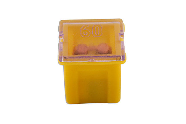 J-Type Cartridge Low Profile Fuses 60A, Yellow 10pc