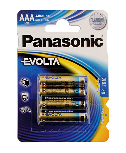 Panasonic Evolta AAA Battery 4pc x 12