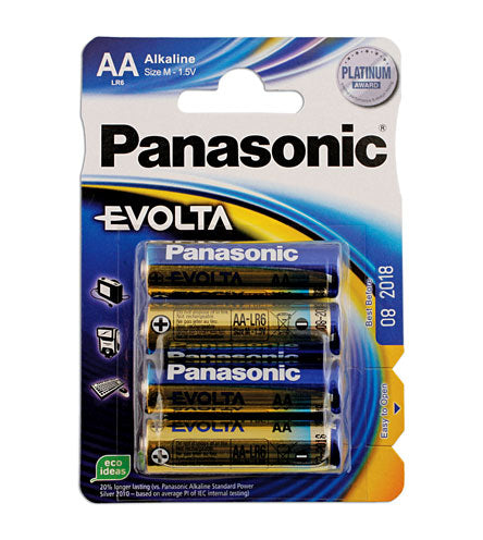 Pansonic Evolta AA Battery 4pc x 12