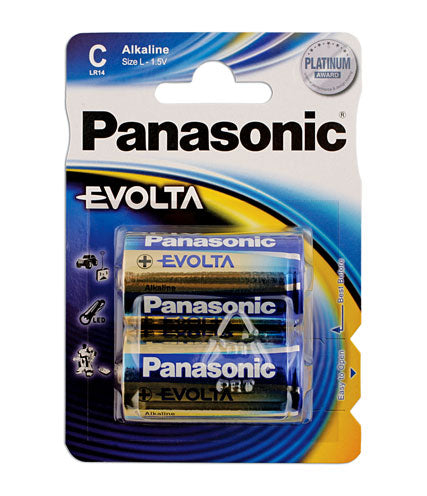 Panasonic Evolta C Cell Battery 2pc x 12