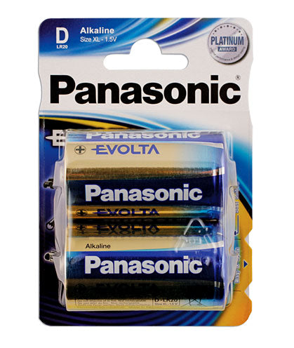 Panasonic Evolta D Cell Battery 2pc x 12