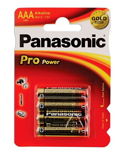 Panasonic Pro Power AAA Battery 4pc x 12