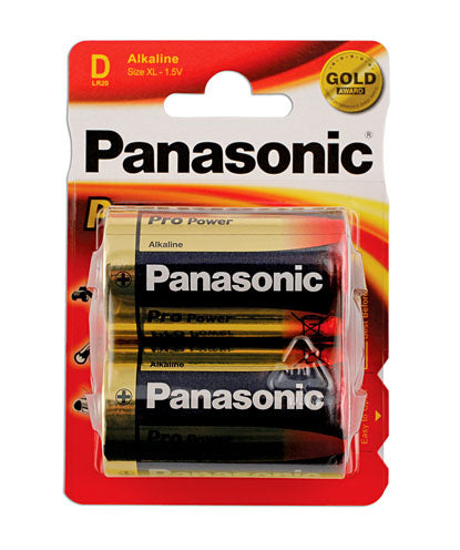 Panasonic Pro Power D Cell Battery 2pc x 12