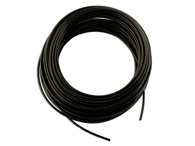 Semi Rigid Black Nylon Tubing 8mm OD 30m