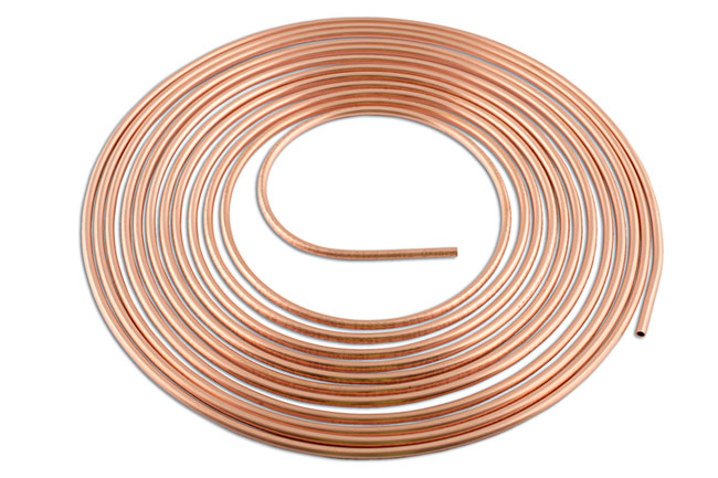 Copper Brake Pipe 3/16" x 25ft 1pc