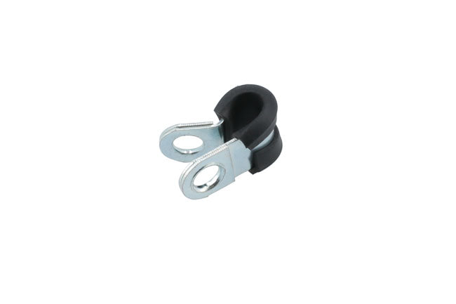 Rubber Lined P Clips 6mm 10pc
