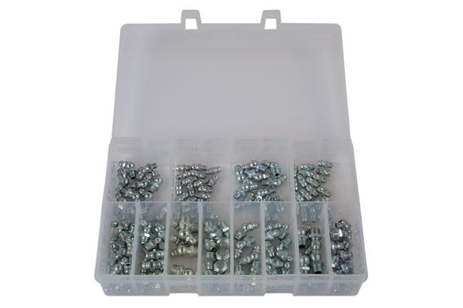 Assorted Metric & Imperial Grease Nipples 130pc