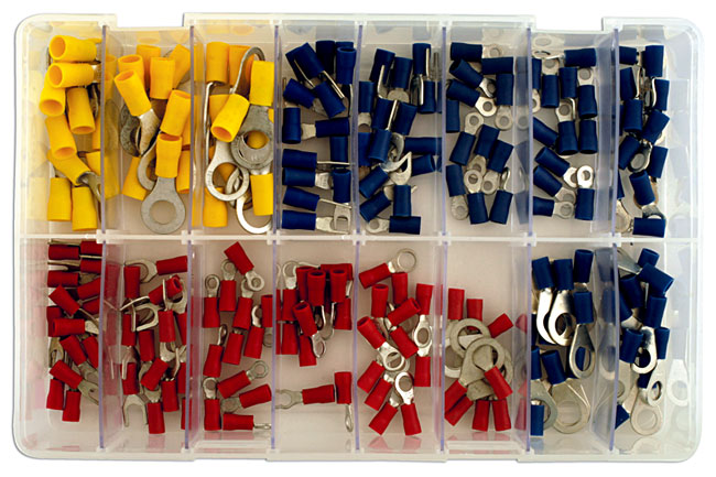 Assorted Ring & Fork Terminals Box - 200pc