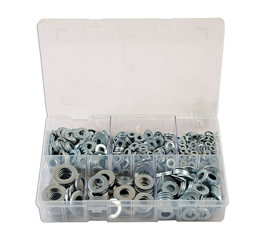 Assorted Form A Flat Washers Box 800pc
