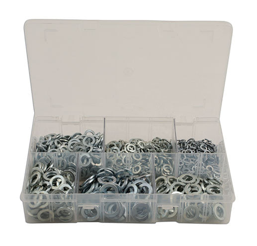 Assorted MM Spring Washers Box 800pc