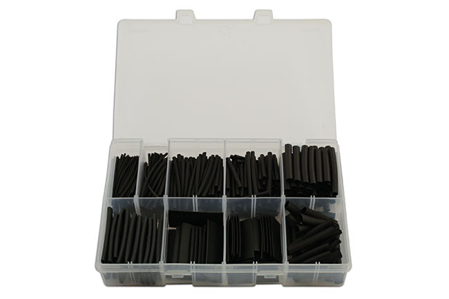 Assorted Black Heat Shrink, 50mm Lengths 350pc