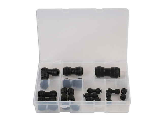 Assorted Metric Push-Fit Couplings 17pc