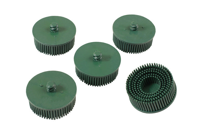 Abracs Quick Lock Bristle Brush 50mm x P50 Green 5pc