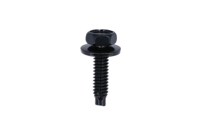 Black Hex-Head Body Screw with Washer - for Chrysler 50pc