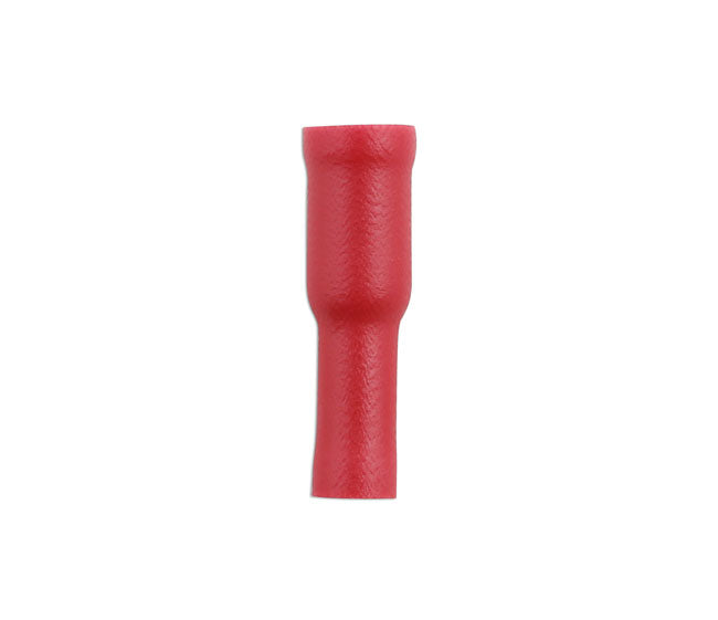 Red Female Bullet Terminal 4mm 10pc