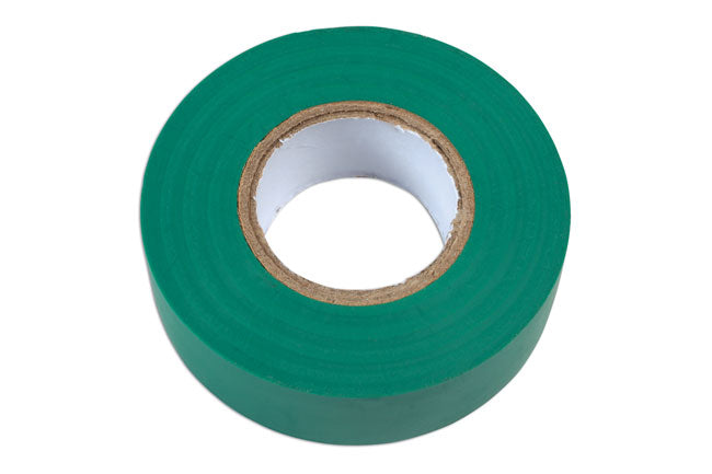 Green PVC Insulation Tape 19mm x 20m 10pc
