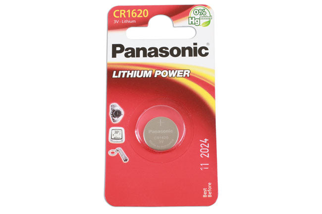 Panasonic Coin Cell Battery CR1620 1pc
