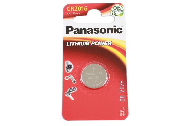 Panasonic Coin Cell Battery CR2016 1pc