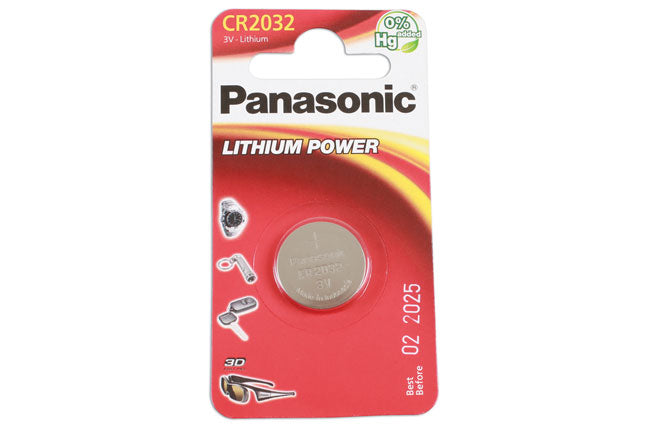 Panasonic Coin Cell Battery CR2032 1pc