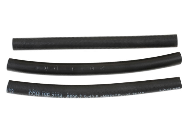 Rubber Fuel Hose 7.5mm ID X 200mm 3pc