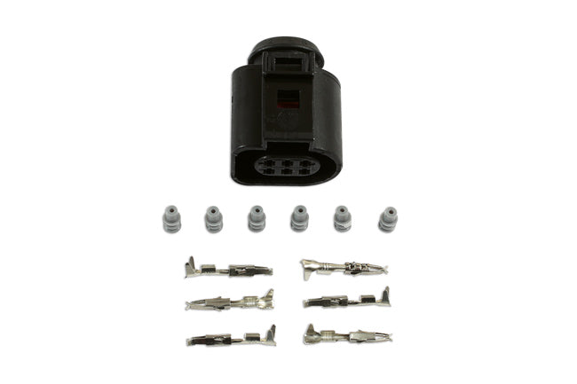 VW Group Electrical Female Connectors 1.5mm 6 Pin Kit 65pc