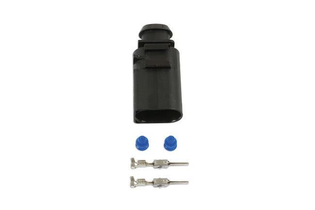 VW Electrical Male Connector 2.8mm 2 Pin Kit 25pc