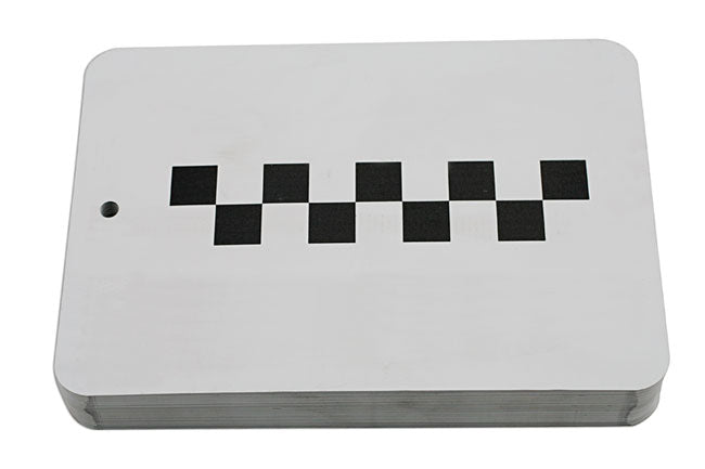 Primed Metal Standard Spray Out Cards 100pc