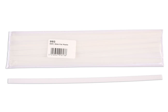 HDPE Flat Plastic Strips 10mm 15pc