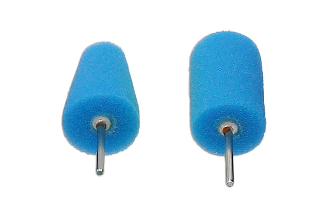 Polishing Sponge Wheels (Blue, Fine) 2pc