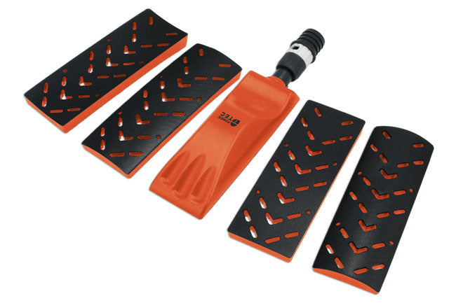 Sanding Block with Dust Extraction 70 x 198mm 5pc