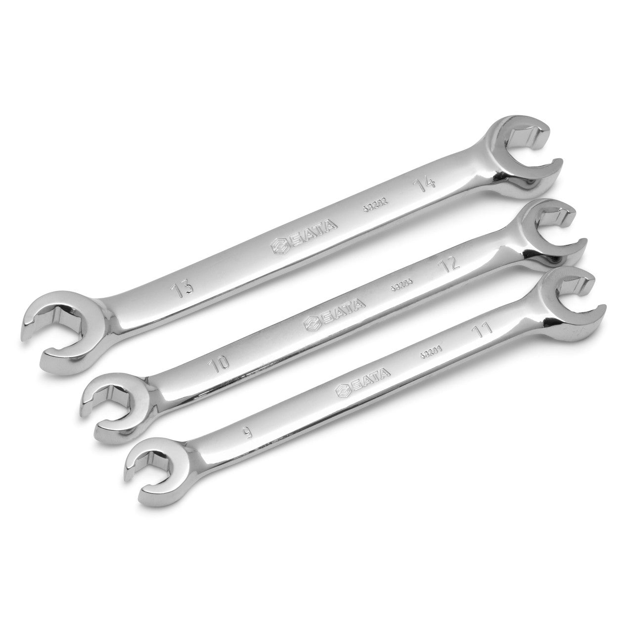 3pc Metric Flare Nut Spanner Set By Sata