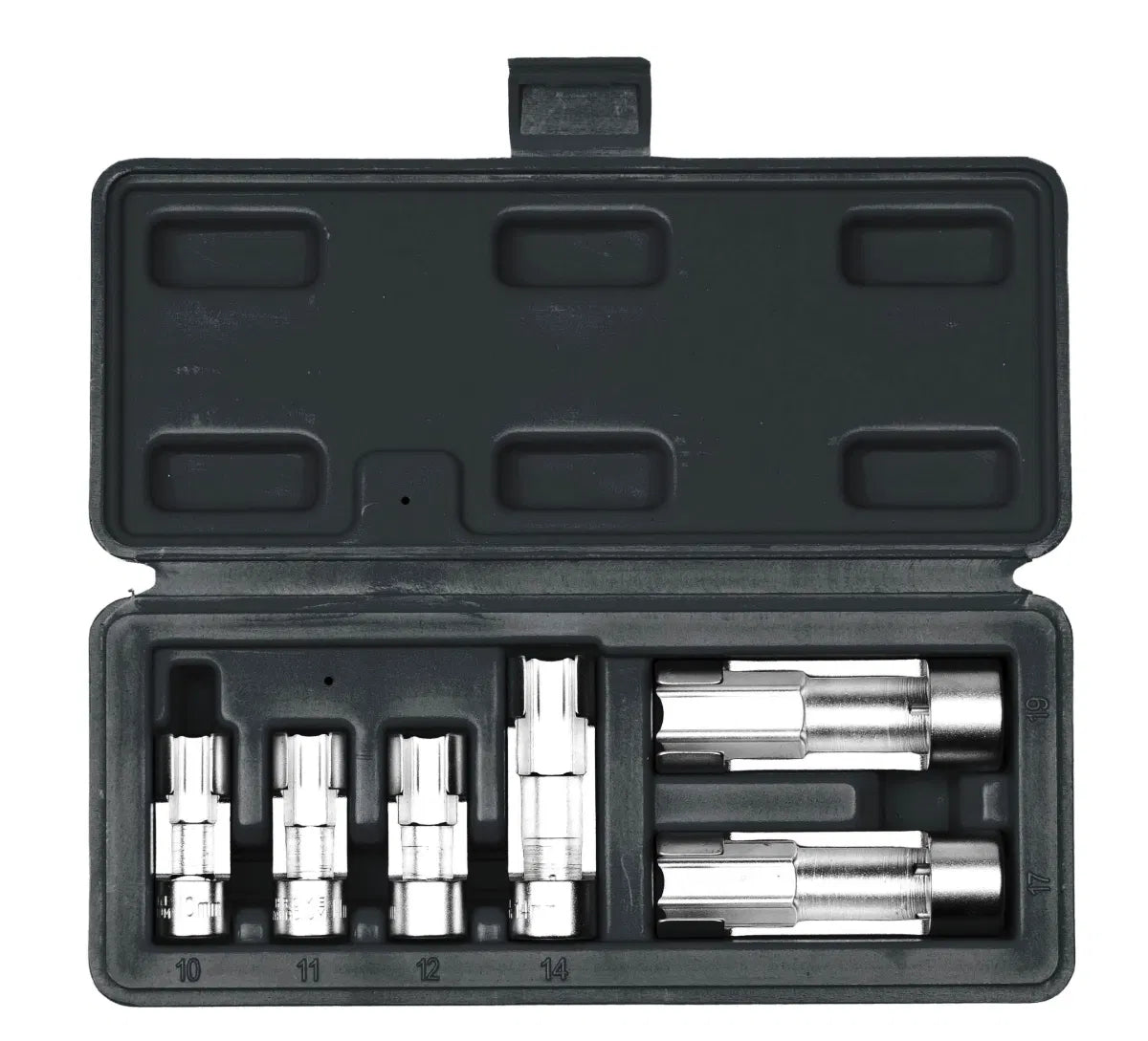 3/8" & 1/2" Slotted, Sensor Socket Set By Powerhand