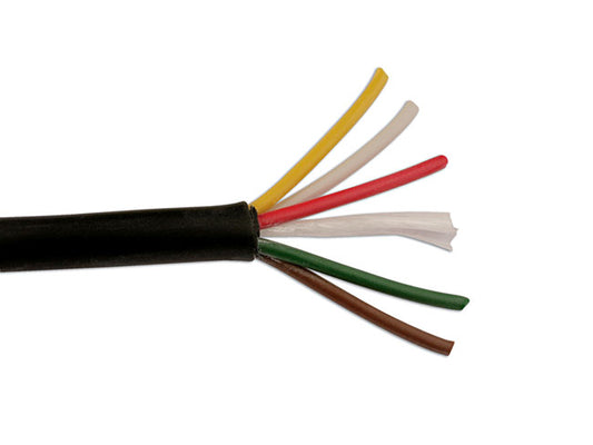 Black 5 Core Auto Cable  8.75A 30m
