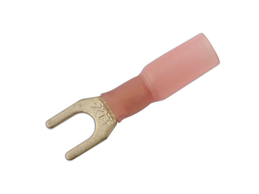 Red Heat Shrink Fork 5.0mm 25pc