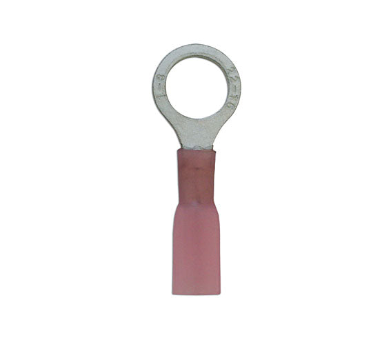 Red Heat Shrink Ring 8.0mm 25pc