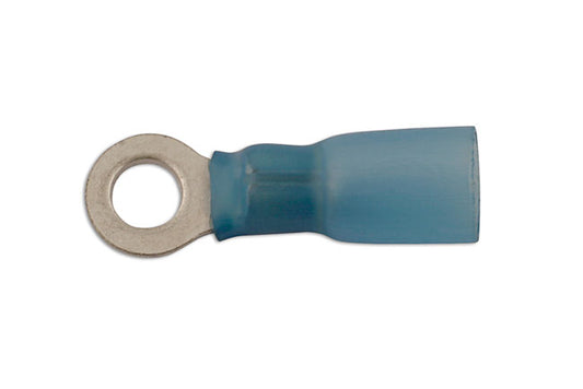 Blue Heat Shrink Ring Terminal 5.0mm 25pc