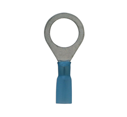 Blue Heat Shrink Ring Terminal 12.5mm 25pc
