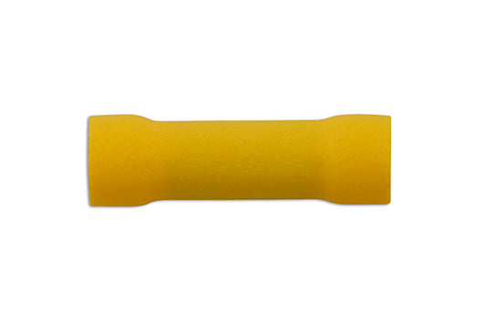 Yellow Butt Connector 5.0mm 100pc