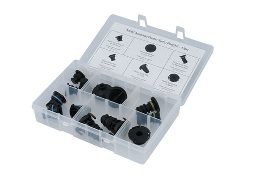 Assorted Plastic Sump Plug Kit - 13pc