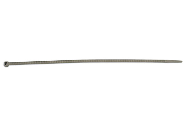 Silver Cable Tie 370mm x 4.8mm 100pc