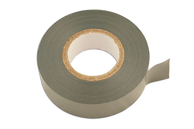 Grey PVC Insulation Tape 19mm x 20m 10pc
