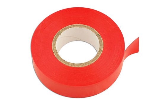 Red PVC Insulation Tape 19mm x 20m 10pc