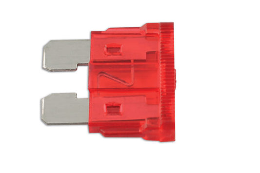 Auto Blade Fuses 10A, Red 100pc