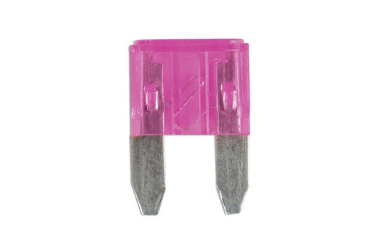 Mini Blade Fuses 3A, Violet 25pc
