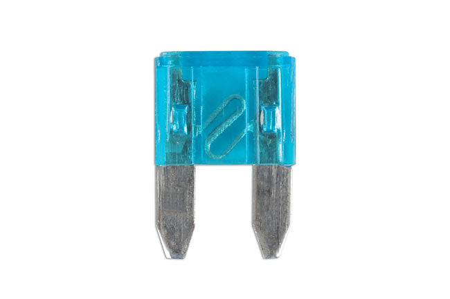 Mini Blade Fuses 15A, Blue 25pc