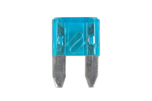 Mini Blade Fuses 15A, Blue 25pc