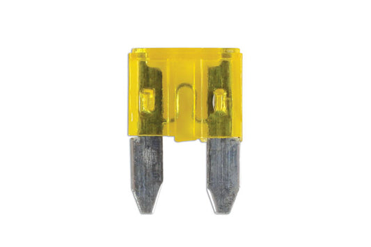 Mini Blade Fuses 20A, Yellow 25pc